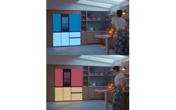Компания LG показала уникальный холодильник-хамелеон