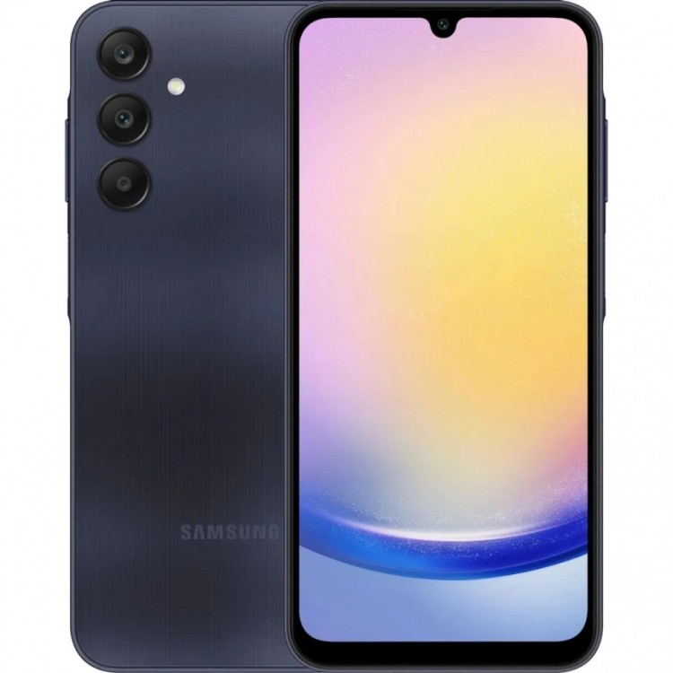 Смартфон Samsung Galaxy A25 5G 6/128 ГБ, Dual nano SIM, темно-синий RU (SM-A256EZKDCAU)